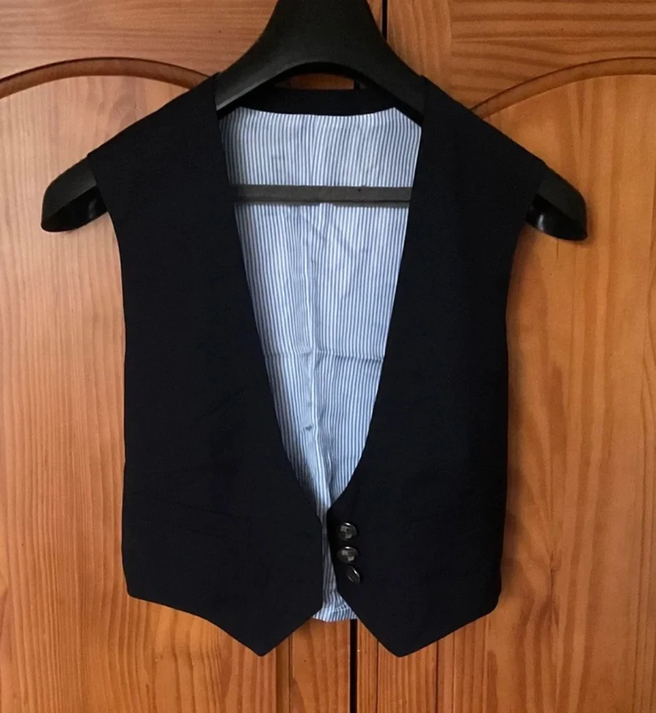 🔥-20%🔥 Sublime Gilet Boléro Eden Park laine noir T.44 (S/M) – photo 5